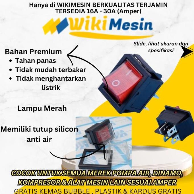 tersedia rocker switch power 4 pin kcd4 saklar on off 25a 30a