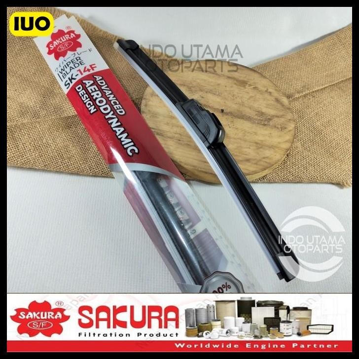 TERMURAH WIPER FRAMELESS JAZZ RS 2008-ON KARET KACA MOBIL SAKURA 
