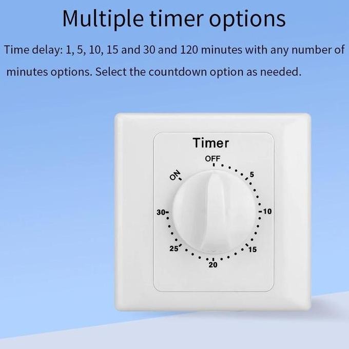tersedia switch saklar timer mekanik 220v non-digital / saklar otomatis timer