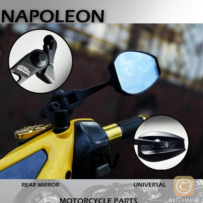 Spion Napoleon Batman Full Cnc Variasi Nmax Pcx Aerox Lexi Adv Universal Original