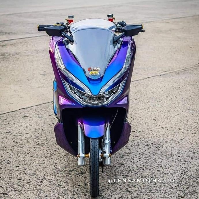 Visor Pcx 150 + Spion Set Aksesoris Presisi Presisi Tinggi Original