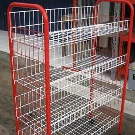 Stok Sj Rak Master Jumbo 4Susun / Rak Snack 4Susun/Rak Display/Rak Serbaguna