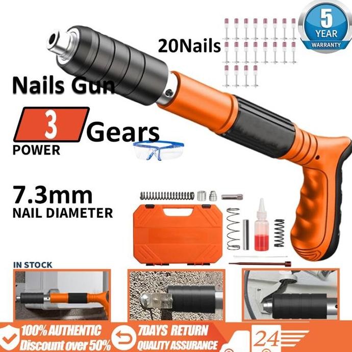 

mini stamset alat tembak paku beton 7.3mm mesin stamp untuk dinding berkualitas