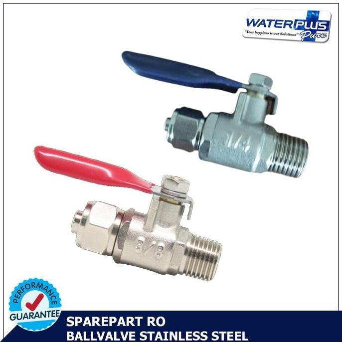 Tersedia Ball Valve Stop Kran Stainless 1/4 Inch - Keran Mini Air