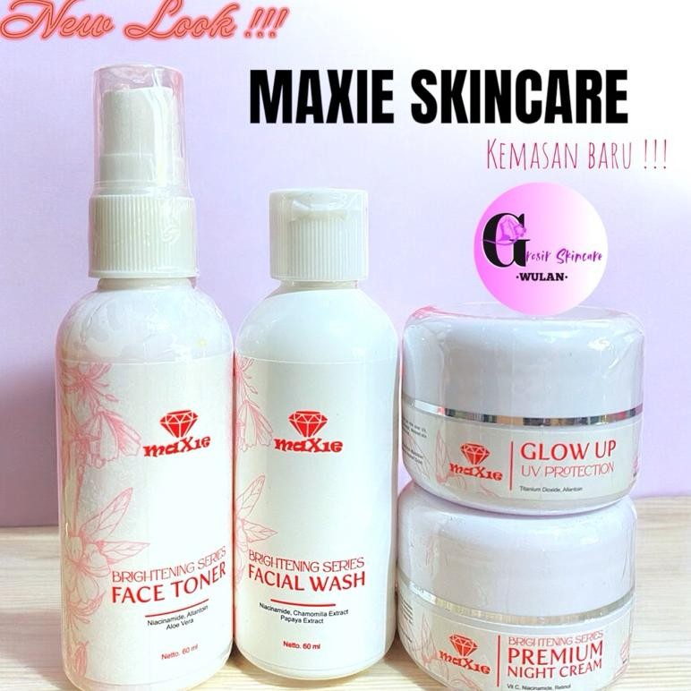 (Terbaru) MAXIE GLOW SKINCARE ORI BPOM KEMASAN TERBARU Maxie skincare (Terlaris)