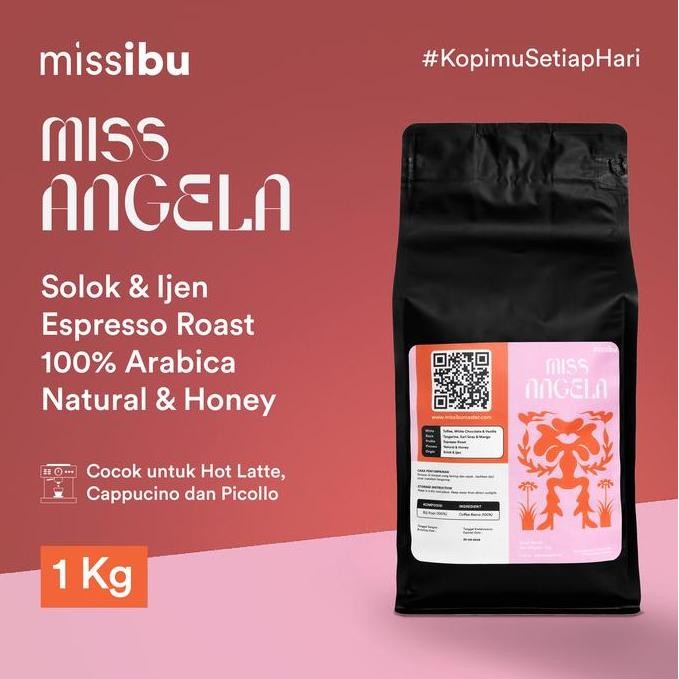 

READY BIJI KOPI ARABIKA ESPRESSO BLEND 1KG MISS ANGELA MISSIBU ROASTER
