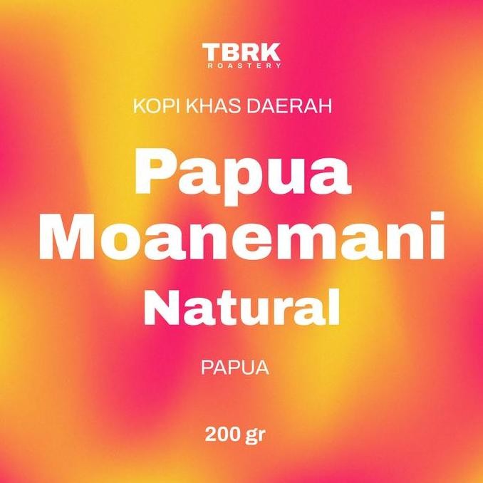 

READY KOPI ARABIKA PAPUA MOANEMANI NATURAL 200GR - BIJI KOPI SPECIALTY ROASTED