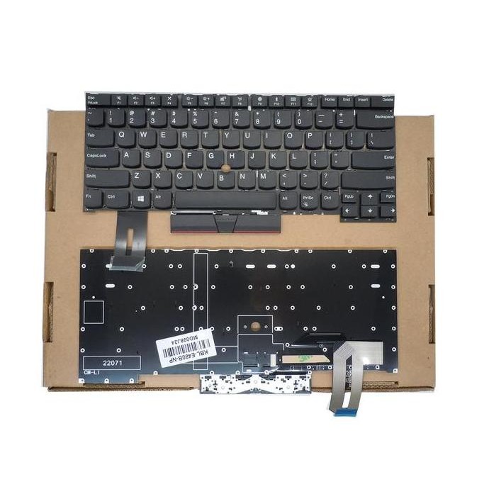 Promo Keyboard Lenovo Thinkpad Yoga E480 E490S L380 L390 L484 - Non Pointer Original Keyboard