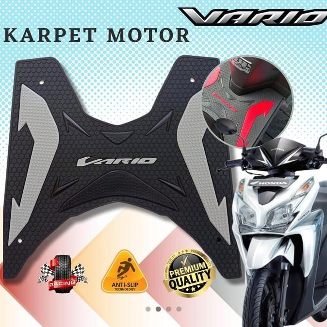 karpet motor vario 125 old 2012 2013 2014 2015 anti slip alas kaki terlaris