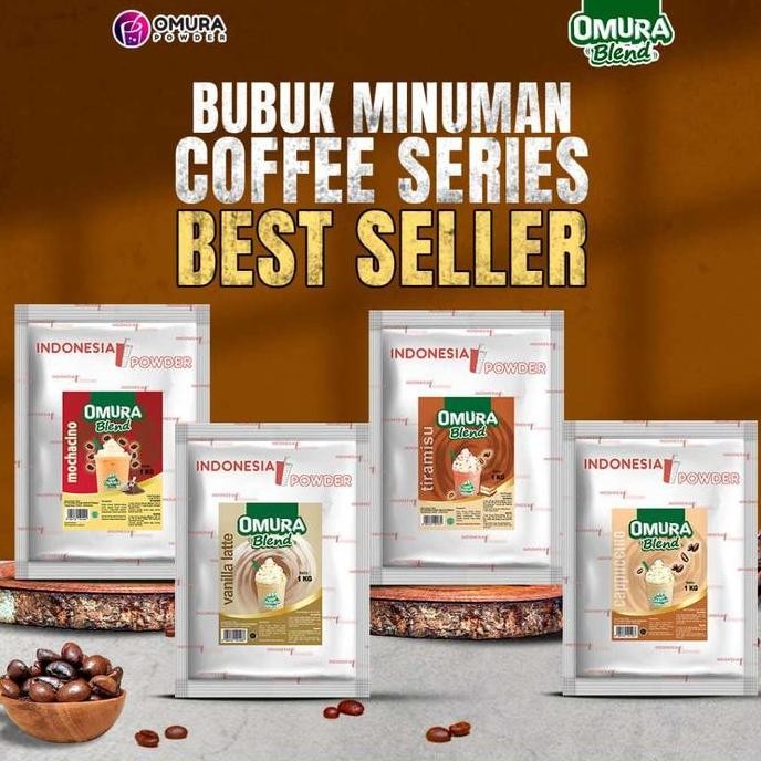 

READY OMURA POWDER DRINK 1KG | BUBUK MINUMAN RASA KOPI PREMIUM + GULA | COFFEE SERIES