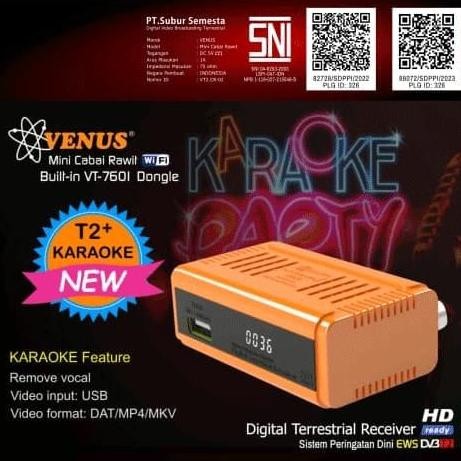 stb tv digital venus mini cabai rawit / brio mini dvb-t2   berkualitas