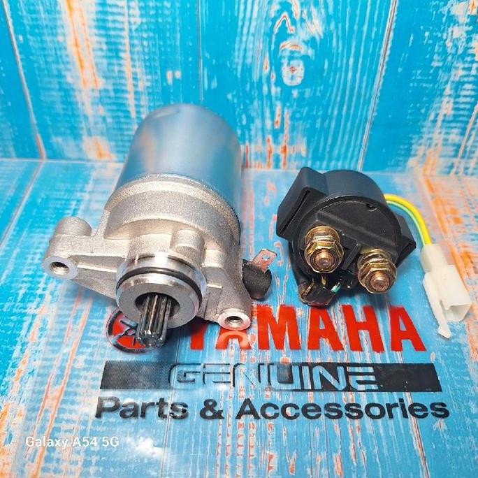 paket dinamo starter + bendik starter yamaha fizr sigma alfa motor - paket stater komplit terlaris