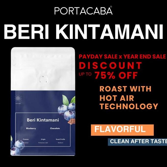 

READY KOPI ARABIKA BALI KINTAMANI 200G | OMNI ROASTED BEANS BIJI BUBUK TANPA GULA