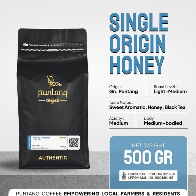

READY KOPI ARABIKA GUNUNG PUNTANG 500G | SINGLE ORIGIN HONEY PROCESS FRESH ROASTED
