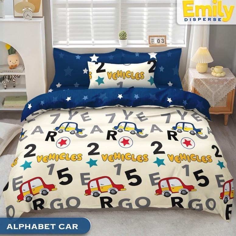 SPREI ANAK MOTIF ALPHABET CARS // SEPREI HOMEMADE MOTIF ALPHABET