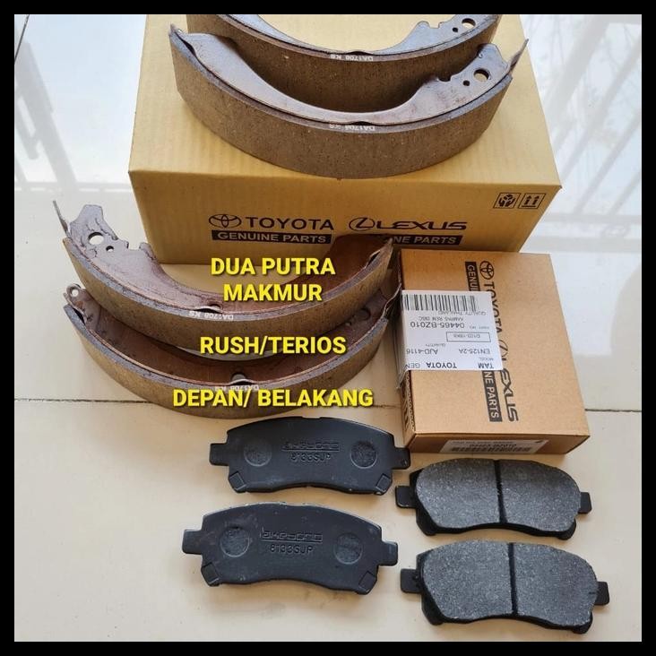 HOT DEAL KAMPAS REM DEPAN BELAKANG RUSH TERIOS SET