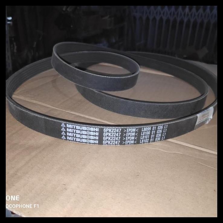 GRATIS ONGKIR MITSUBOSHI FAN BELT 6PK2247 EPDM TALI KIPAS FANBELT 6PK 2247 XTRAIL 
