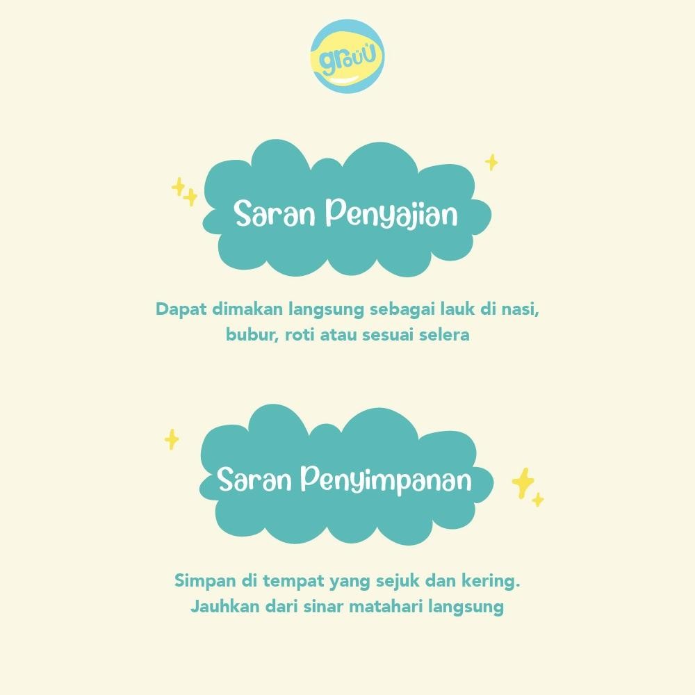 

New - Grouu - Abon Kids Ayam & Sapi (cocok untuk 12+ Bulan) - Tekstur lebih padat dibanding Abon Mpasi - No MSG - Lauk, Snack Anak - Chicken & Beef ,,