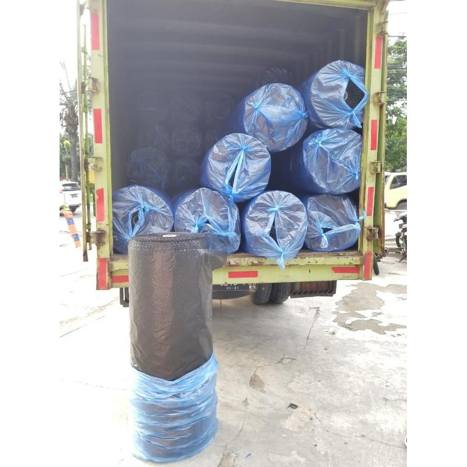 

Bubble Wrap Roll Murah Warna Hitam & Bening 125Cmx50M