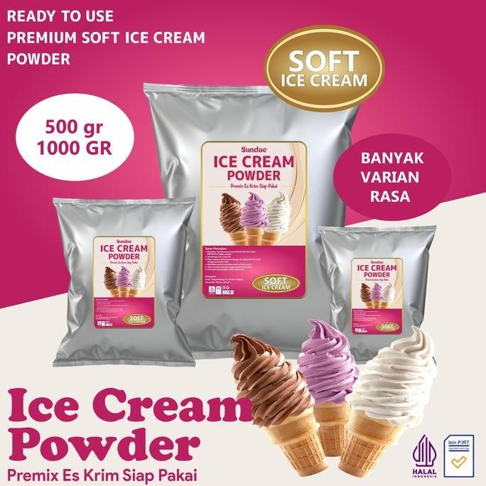 

Original Bubuk Es Krim Soft Ice Cream Omura 1kg - Aneka Rasa Powder Minuman Sundae