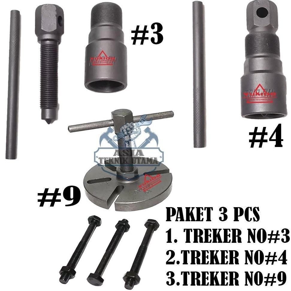 Tracker Magnet Multipro/Yukido No. 9 + Treker magnet no#3 + treker magnet no#4 untuk vario, mio, jup