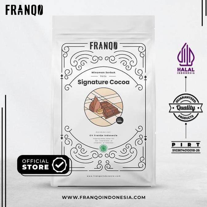 

Original Franqo Signature Cocoa Powder Bubuk Coklat Premium untuk Kue & Minuman