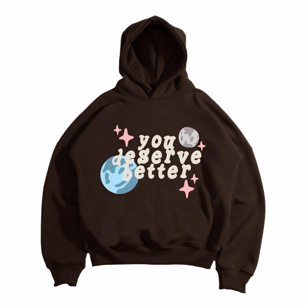 Promo Hoodie Boxy Forental Colourspace Cours Dark Brown