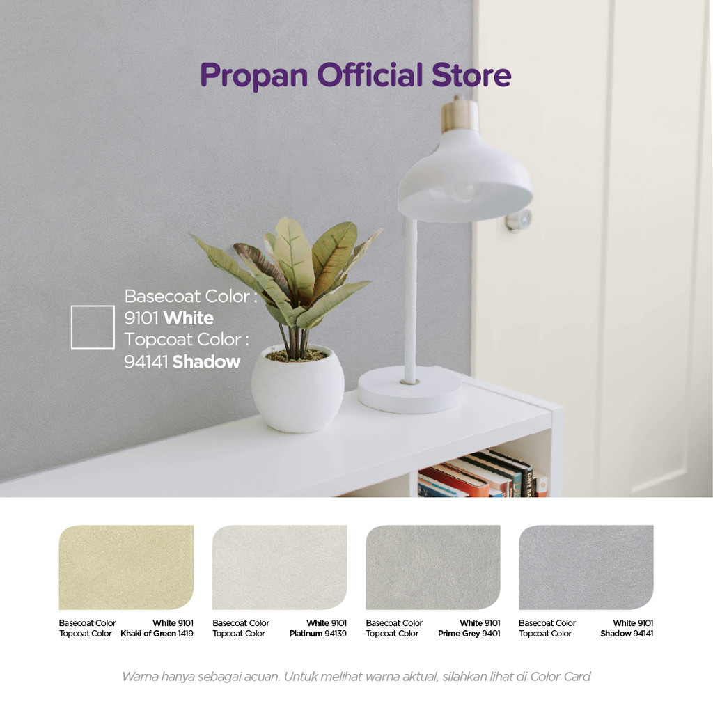 PROPAN LEGANZA WASH PAINT CAT TEKSTUR SEMEN 2.5 L