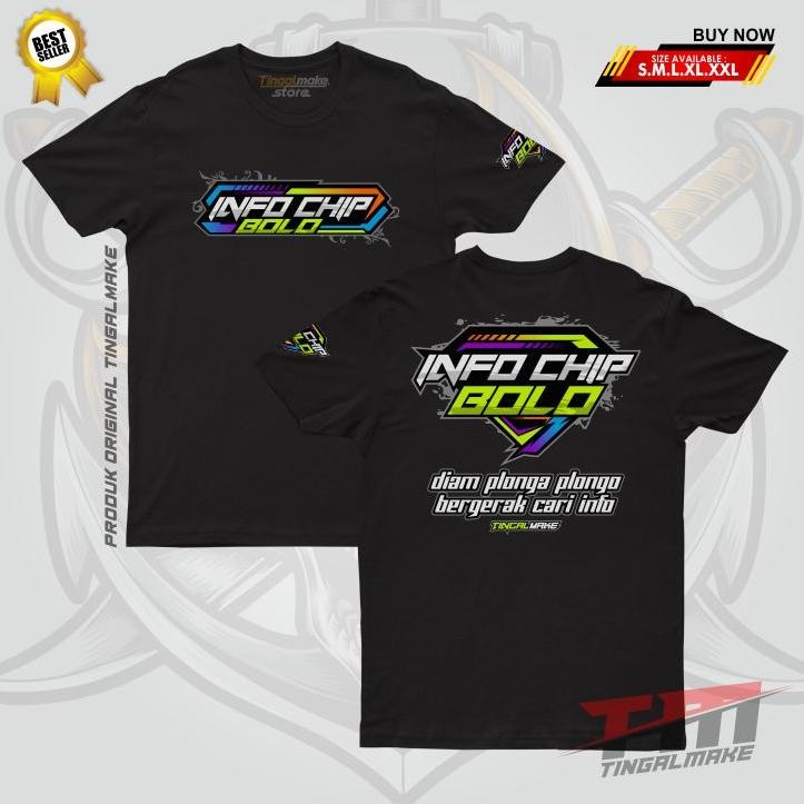 Promo Dtf Kaos Info Chip Bolo Unisex Kaos Info Nyeni Nyenuk Pria Wanita Kaos Kata Kata Sablon Digita