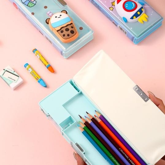 

Jh85 Diskon Shop - S5945 Kotak Pensil Case Magnet Untuk Anak Tk & Sd / Kotak Pensil Anak Lengkap Dengan Peruncing / Tempat Pensil Karakter Jh85