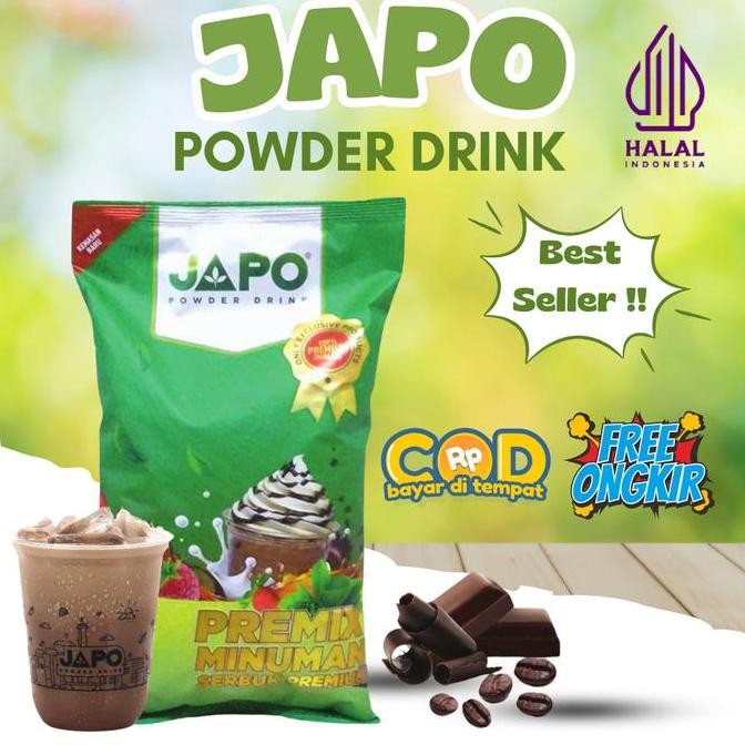 

Original JAPO Bubuk Minuman 1Kg - Premium Powder Drink Aneka Rasa Minuman Kekinian
