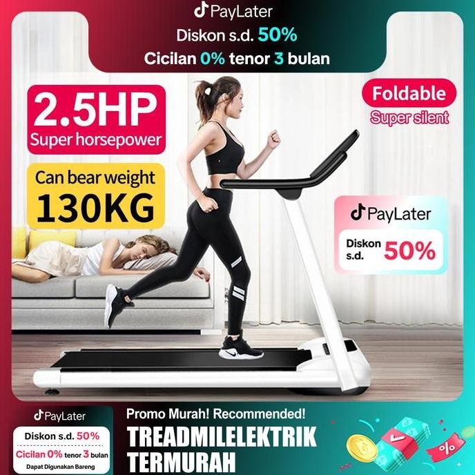 Baru Treadmill Elektrik eBuy Alat Fitness Listrik Gym Multifungsi untuk Lari