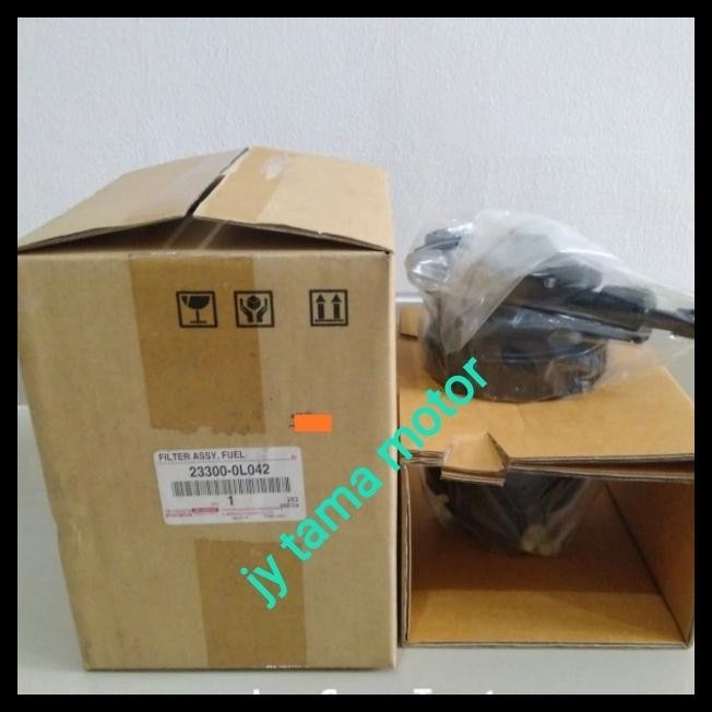 DISKON FILTER ASSY FUEL RUMAH FILTER SOLAR ASSY INNOVA FORTUNER ORIGINAL 