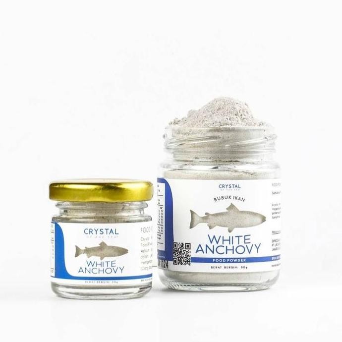 

Original Crystal of the Sea White Anchovy Powder - Kaldu Ikan Teri Udang MPASI Anak