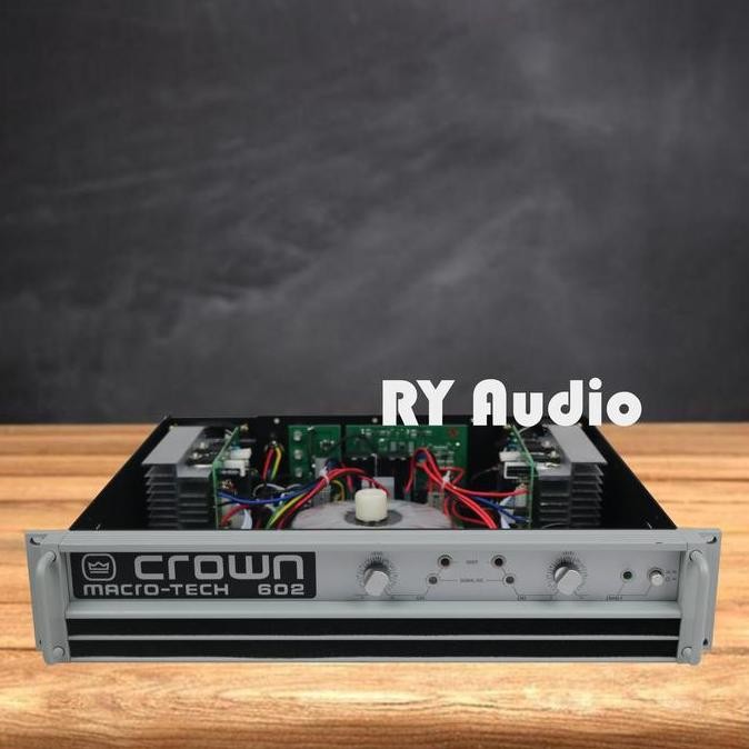 Power Amplifier Crown 602 Macrotech 602 Crown Macro Tech 602 Kualitas Terbaik Harga Termurah