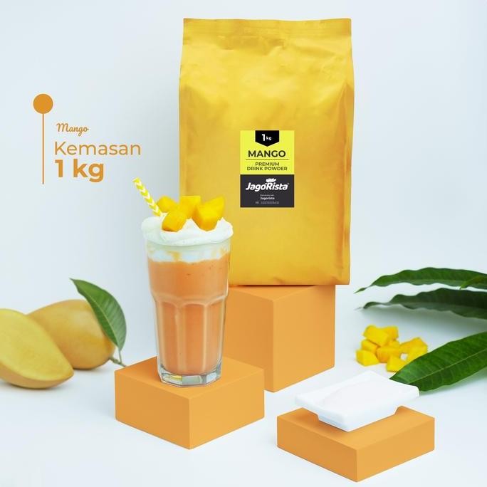 

Original GOLD Mango Drink Powder 1Kg | Bubuk Minuman Rasa Mangga Premium
