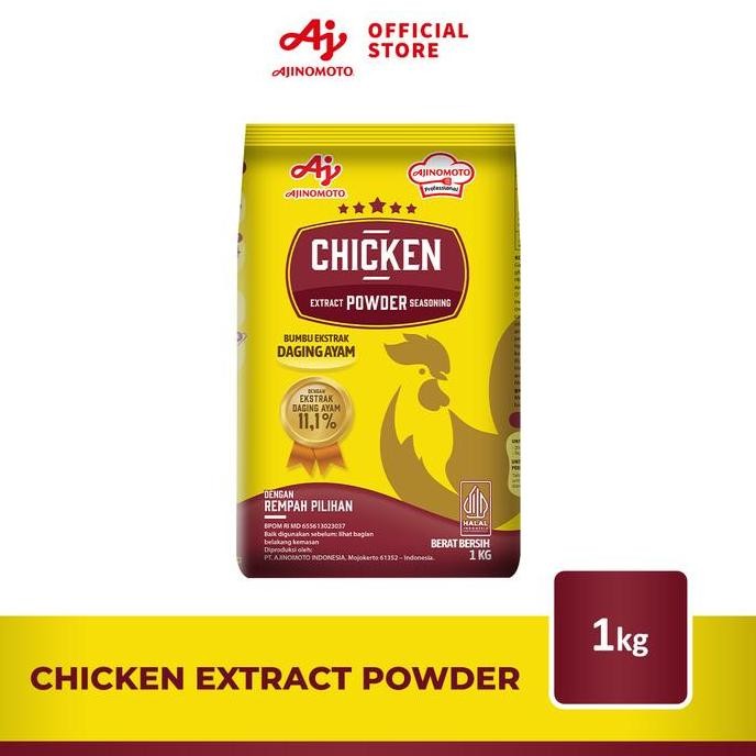 

Original Ajinomoto Chicken Extract Powder 1Kg | Bumbu Kaldu Ayam Bubuk AJI-NO-MOTO