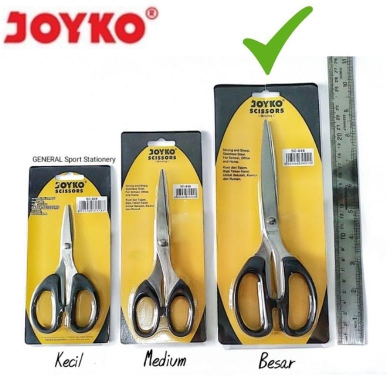 

GUNTING BESAR JOYKO SC-848 (1DUS/12PCS) RB3