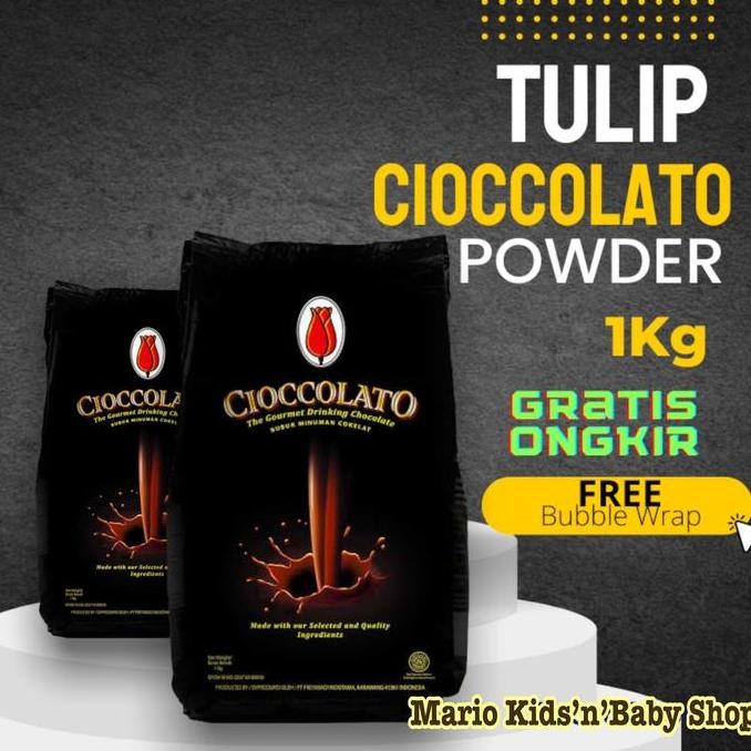 

Original Tulip Cioccolato Chocolate Powder Drink 1Kg | Bubuk Minuman Cokelat Premium