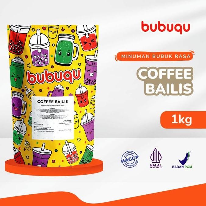 

Original Bubuqu Bubuk Minuman Coffee Baileys 1 Kg - Rasa Kopi Susu Bailis Premium
