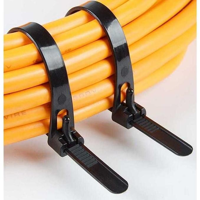 

KABEL TIES CABLE TIES TALI TIS SEGEL PLASTIK 8 X 450 MM 100 PCS