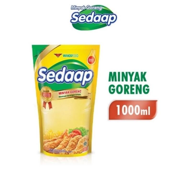 

SEDAAP MINYAK GORENG POUCH 1 LITER Sedap Minyak Goreng Sedap 1 L Nugi