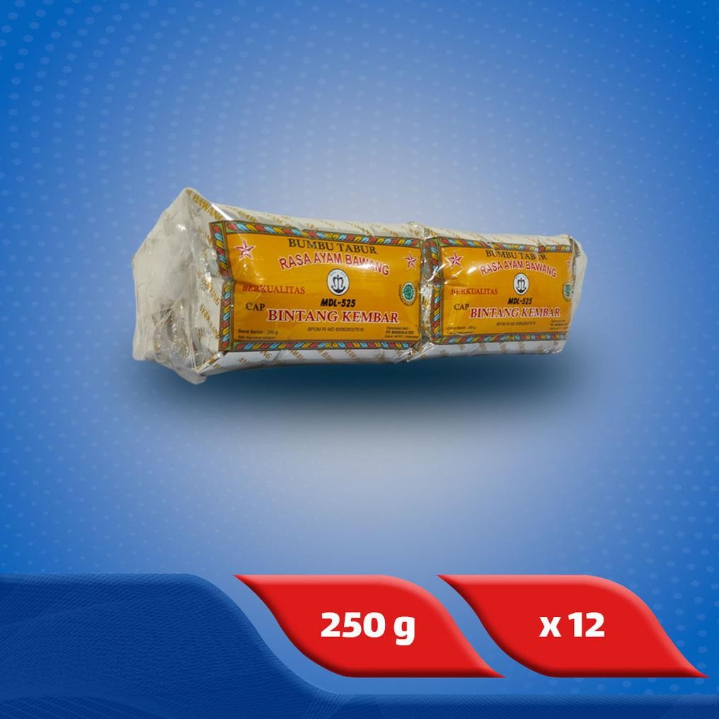 

Bintang Kembar Bumbu Tabur Ayam Bawang 250 g x 12 Pcs Nugi