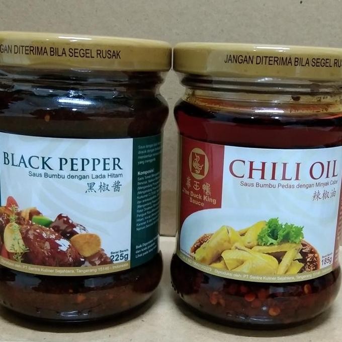 

the ducking sause - Chili oil + black pepper Sauce CS