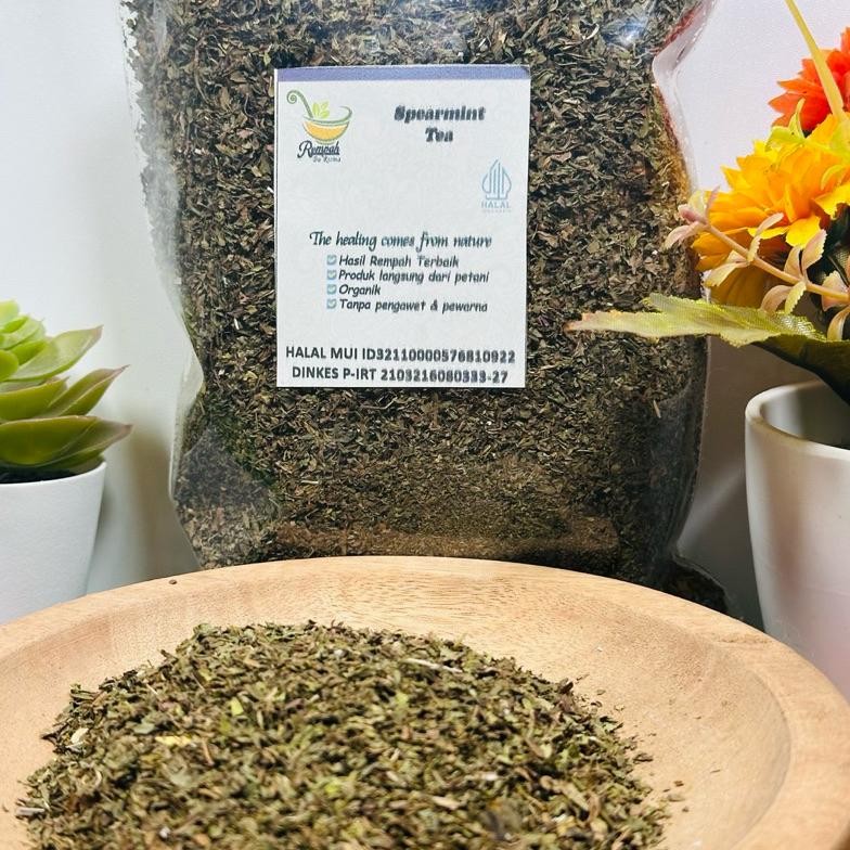 

Daun Spearmint Kering 50 Gram - Rempah Bu Risma Nugi