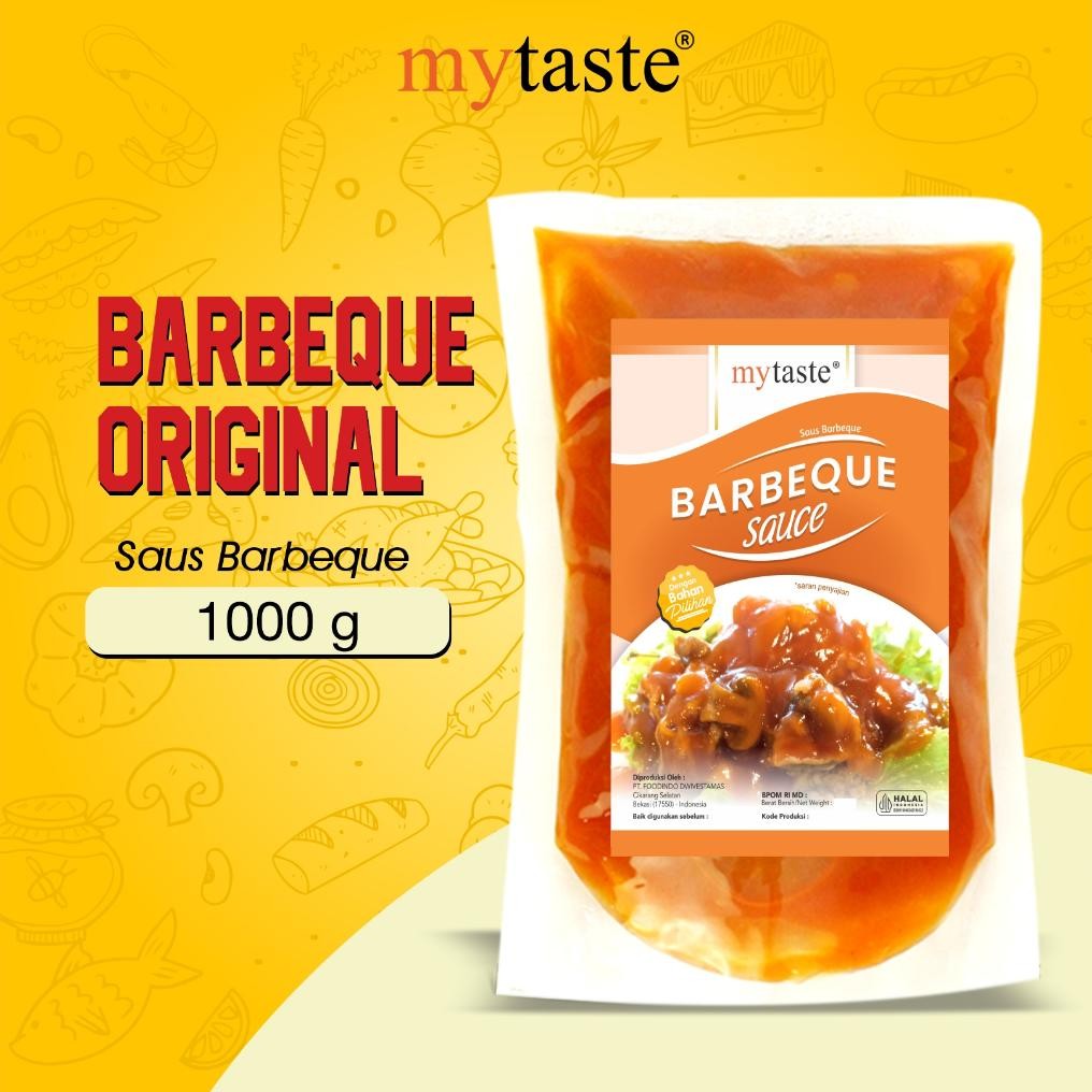 

My Taste Barbeque Sauce 1 kg SUDAH MATANG TANPA PERLU DIMASAK LAGI. Barbeque Original Saus Nugi