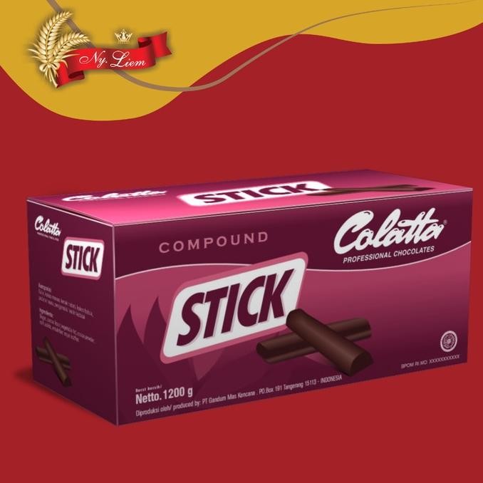 

ColatTA Chocolate Stick Compound 1,2 kg Nugi