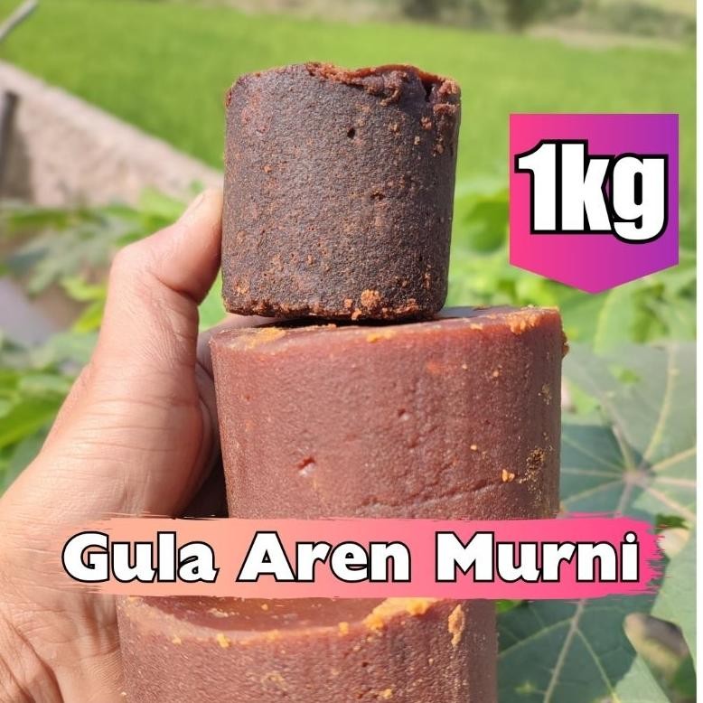 

Gula Aren Asli Organik 100% 1kg Murni Nugi