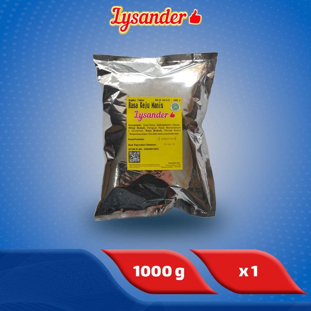 

Lysander Bumbu Tabur Keju Manis 1 kg Nugi