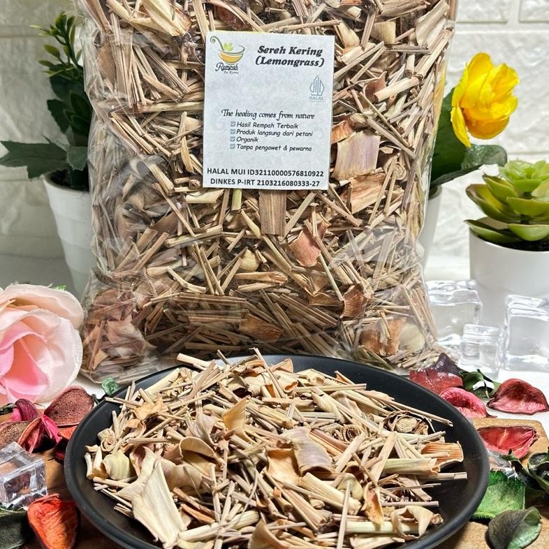 

Sereh Kering 1 Kg Bersih Grade A Rempah Bu Risma Nugi